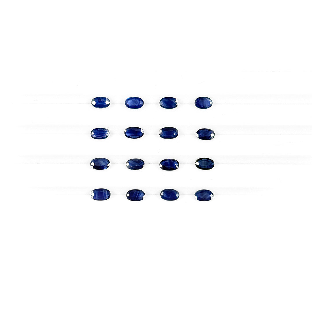 Natural  Bangkok Untreated Blue Sapphire Calibrated Ovals | 3x5mm & 6x4mm