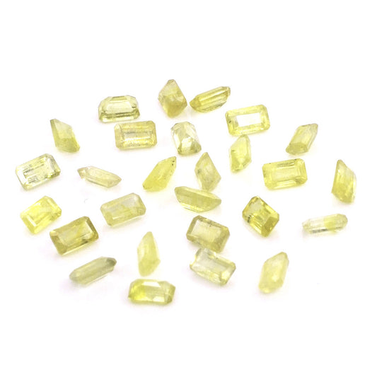Natural Bangkok Yellow Sapphire Calibrated Octagons | 7x9mm & 8x10mm