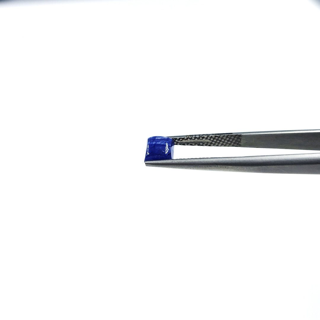 Natural  Bangkok Blue Sapphire Calibrated Cabochon Squares | 5mm & 6mm