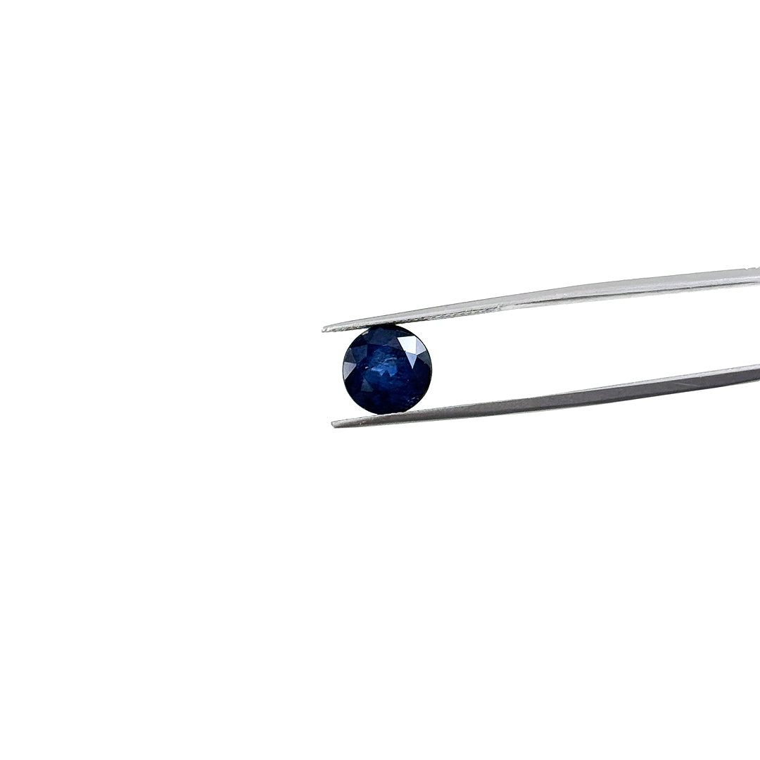 Natural Bangkok Blue Sapphire Calibrated Round | 7mm & 8mm