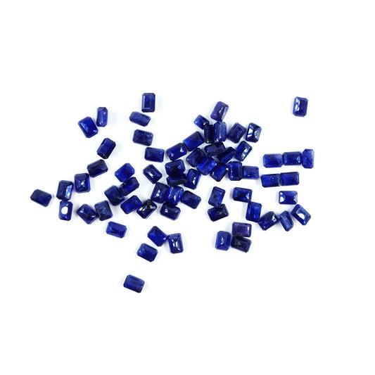 Natural  Bangkok Blue Sapphire Calibrated Octagons | 7x5mm & 6x8mm