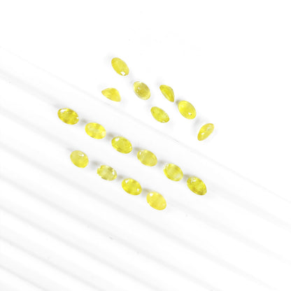 Natural Bangkok Yellow Sapphire Calibrated Ovals | 3x5mm & 6x4mm