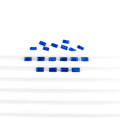 Natural Bangkok Sapphire Calibrated Baguettes 3x6mm