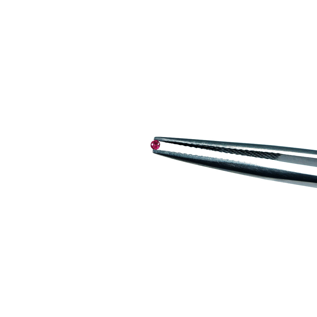 Natural Burma Untreated Ruby Calibrated Diamond Cut Rounds | 1.5mm & 2mm