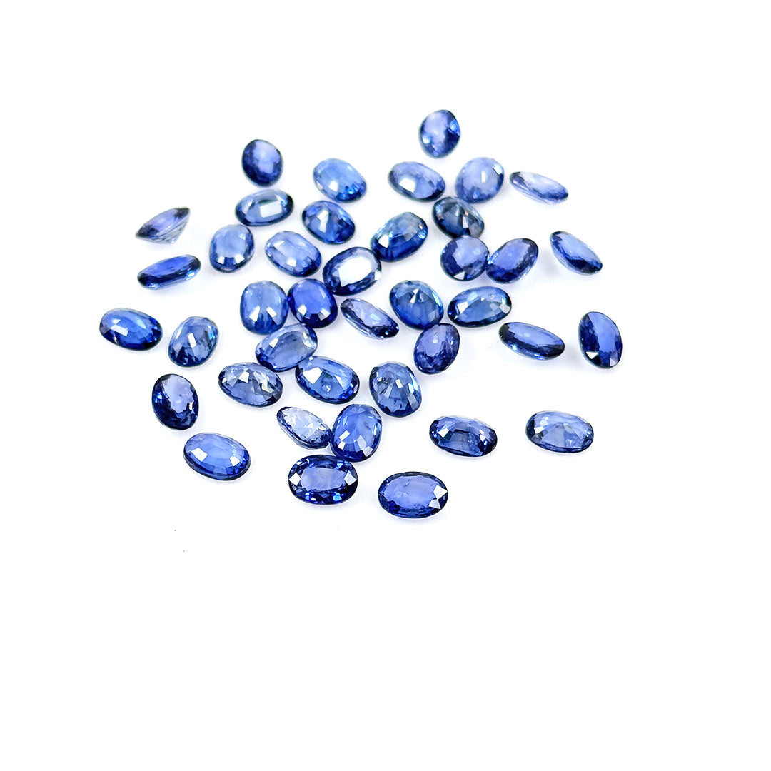 Natural Bangkok  Blue Sapphire Calibrated Ovals | 3x5mm & 4x6mm