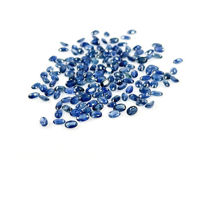 Natural Untreated Blue Sapphire Calibrated Ovals | 3x5mm & 6x4mm