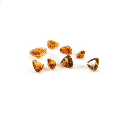 Natural Citrine Calibrated Trillions | 5mm & 6mm