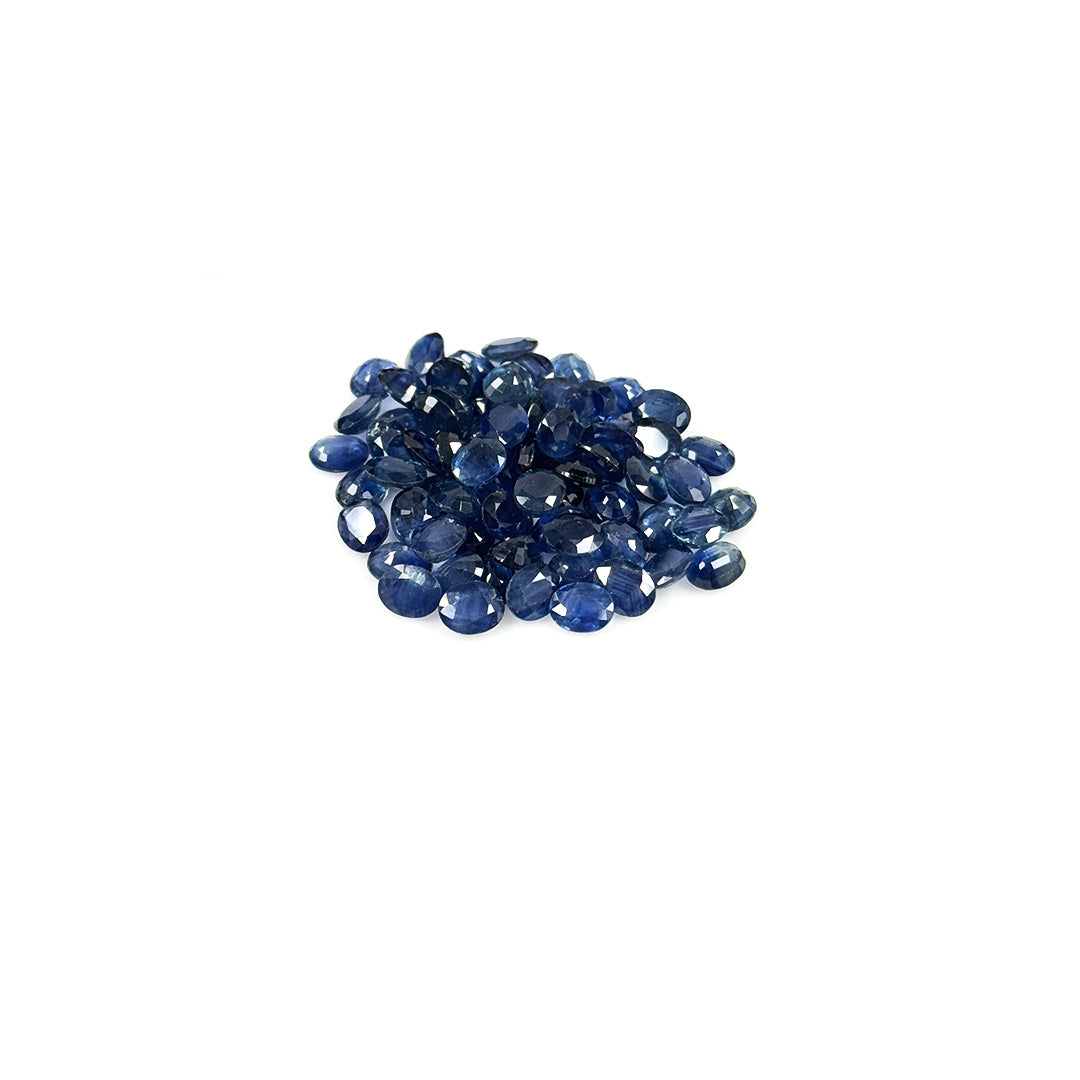 Natural Untreated Blue Sapphire Calibrated Ovals | 5x6mm & 6x8mm