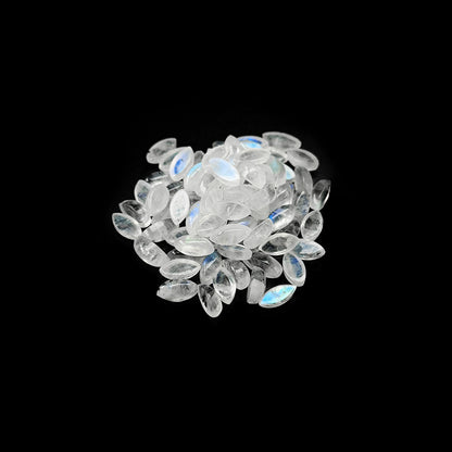Natural Moon Stone Calibrated Cabochons Marquise | 4x8mm & 5x10mm
