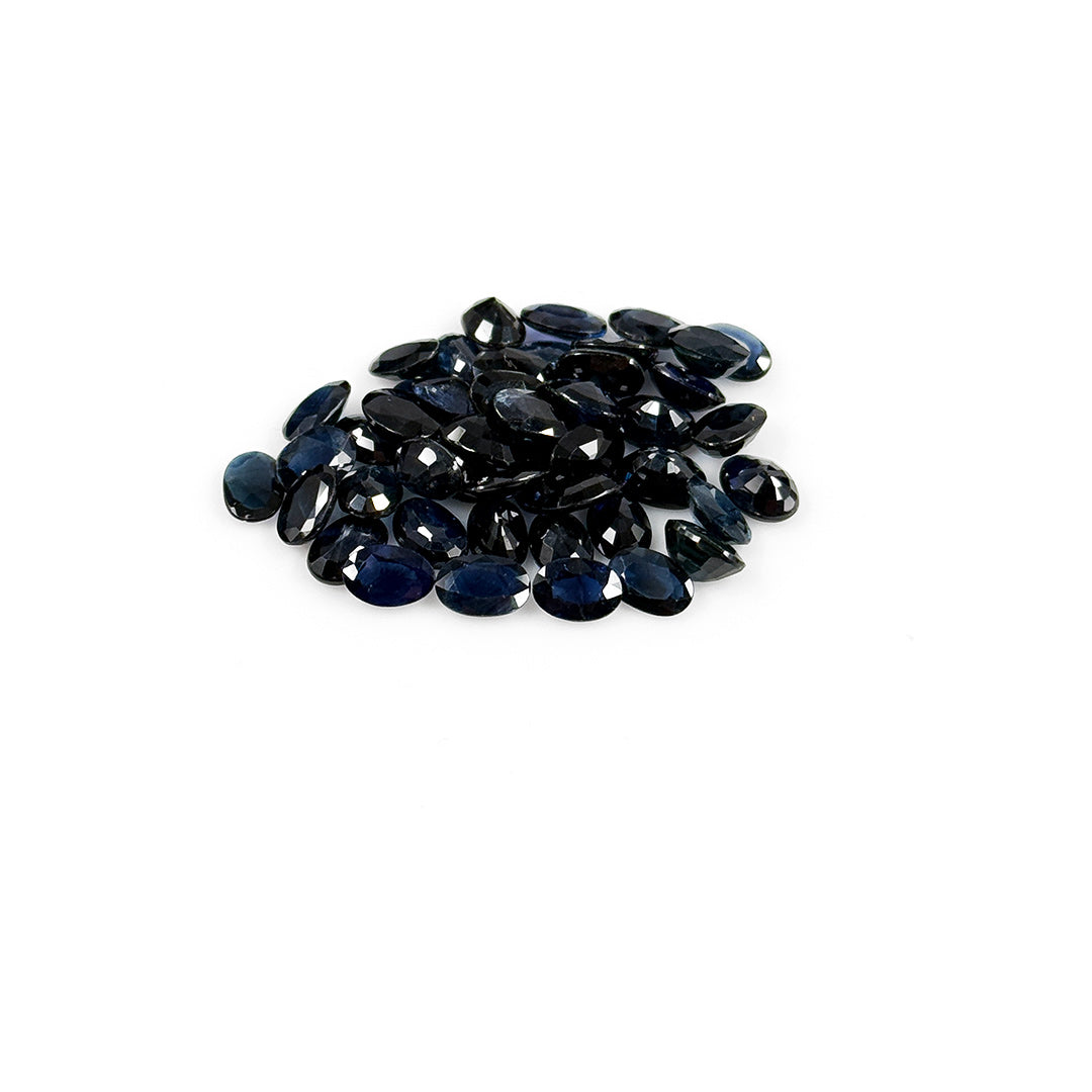 Natural  Bangkok Untreated Blue Sapphire Calibrated Ovals | 3x5mm & 6x4mm
