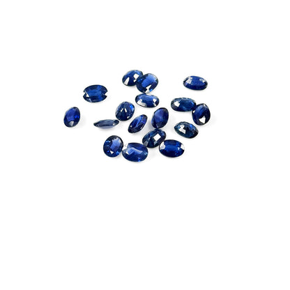 Natural Untreated Blue Sapphire Calibrated Ovals | 5x7mm & 6x8mm
