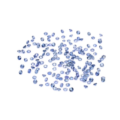 Natural Untreated Blue Sapphire Calibrated Rounds | 1.5mm & 1.75mm