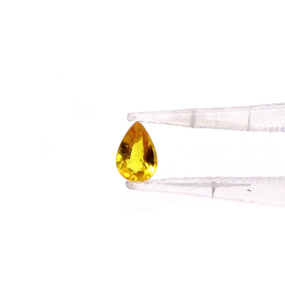 Natural Untreated Yellow Sapphire Calibrated Pears | 3x5mm & 4x6mm