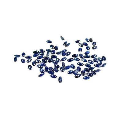 Natural  Bangkok Untreated Blue Sapphire Calibrated Ovals | 3x5mm & 6x4mm