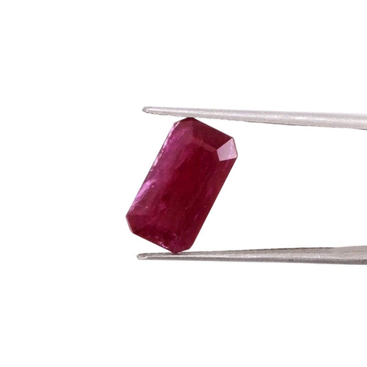 Natural Mozambique Untreated Ruby Octagon 6.20cts