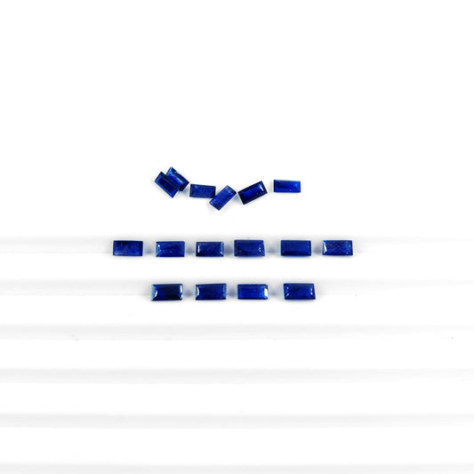 Natural Bangkok Sapphire Calibrated Baguettes 3x6mm