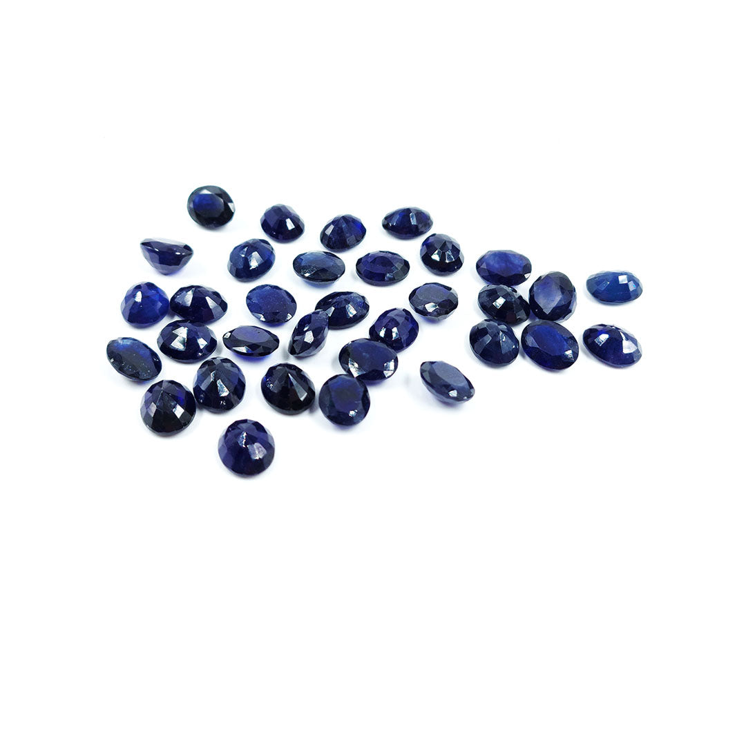 Natural Bangkok Blue Sapphire Calibrated Ovals | 7x9mm & 8x10mm