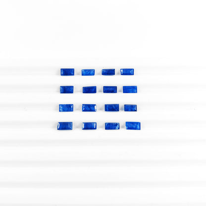 Natural Bangkok Sapphire Calibrated Baguettes 3x6mm