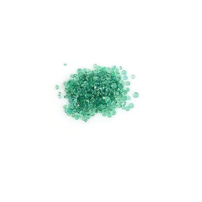 Natural Zambian Emerald Calibrated Rounds 2mm