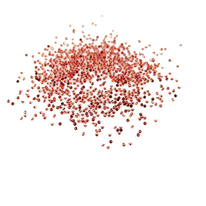 Natural Untreated Orange Sapphire Calibrated Diamond Cut Rounds 1.5mm