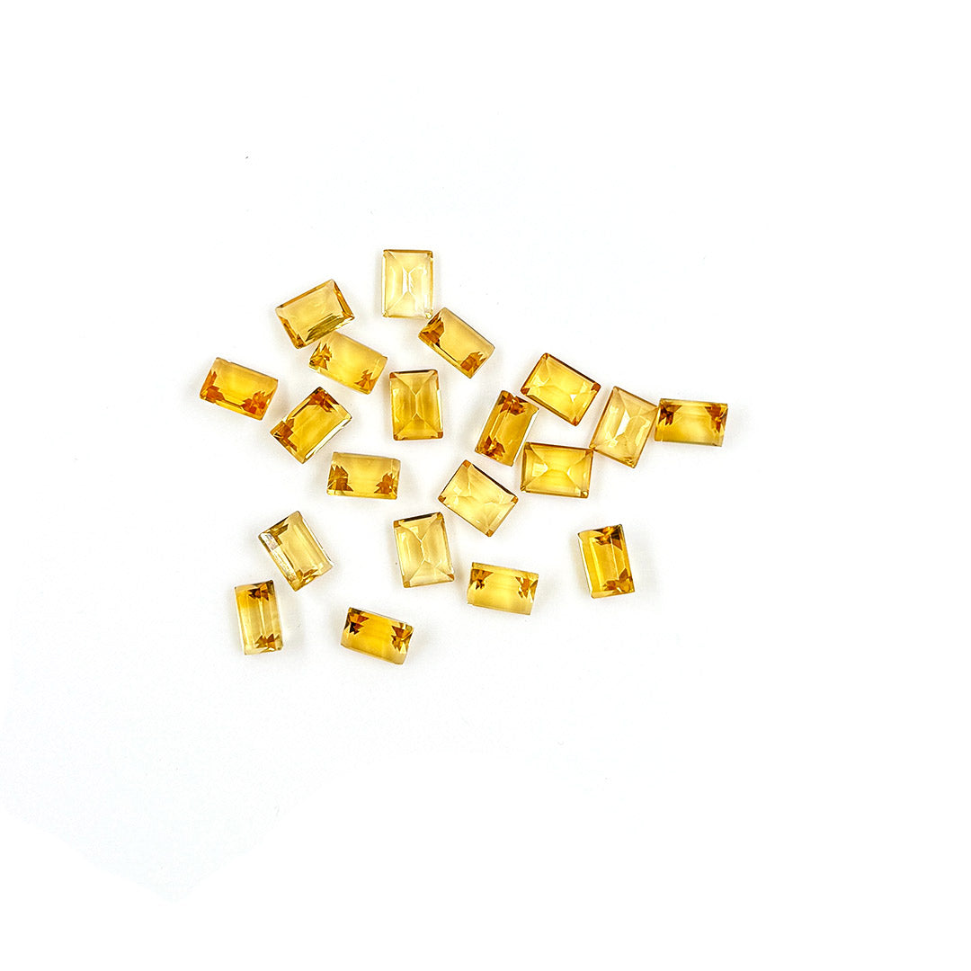 Natural Citrine Calibrated Baguettes | 5x7mm & 6x8mm