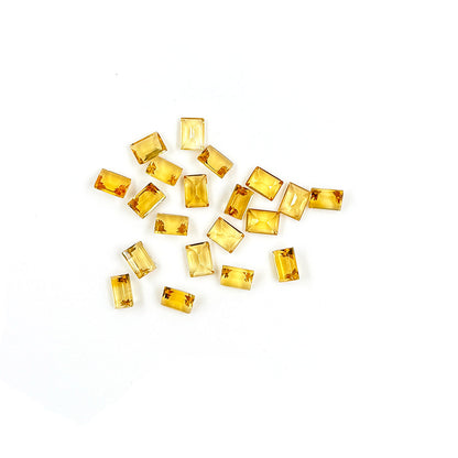 Natural Citrine Calibrated Baguettes | 5x7mm & 6x8mm