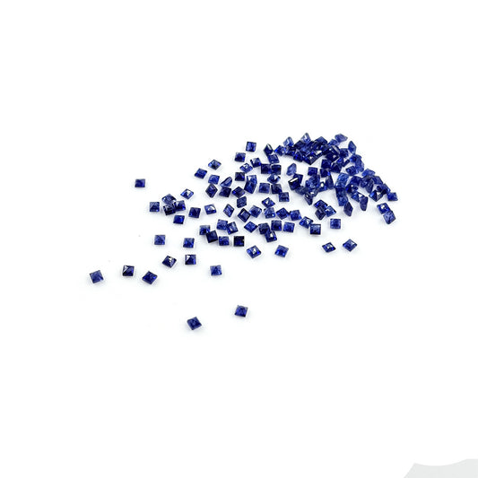 Natural  Bangkok Blue Sapphire Calibrated Squares 2.5mm
