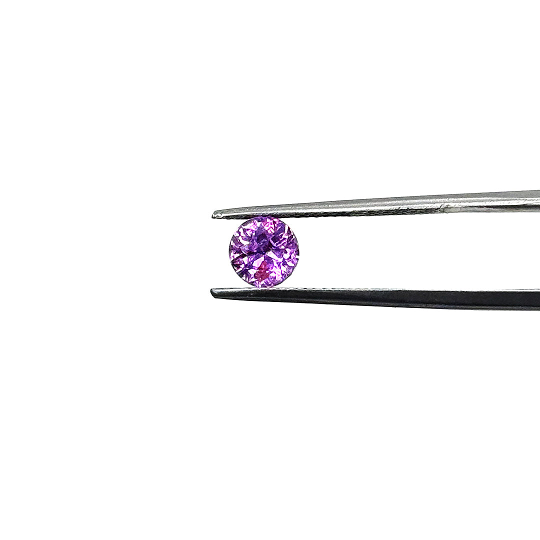 Natural Untreated Ceylon Purple Sapphire Diamond Cut Rounds | 1.07cts