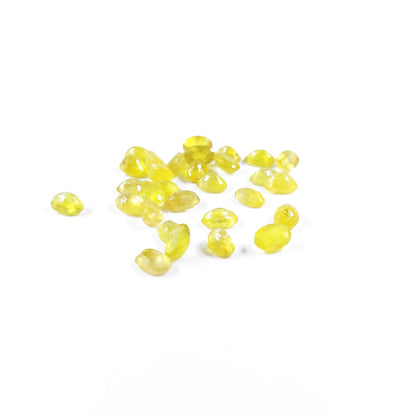 Natural Bangkok Yellow Sapphire Calibrated Ovals | 3x5mm & 6x4mm