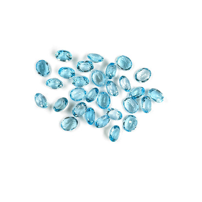 Natural Blue Topaz Calibrated Ovals | 7x9mm & 8x10mm