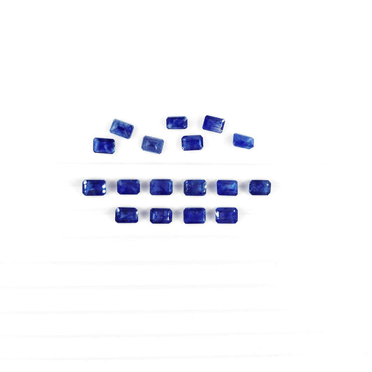 Natural  Bangkok Blue Sapphire Calibrated Octagons | 7x5mm & 6x8mm