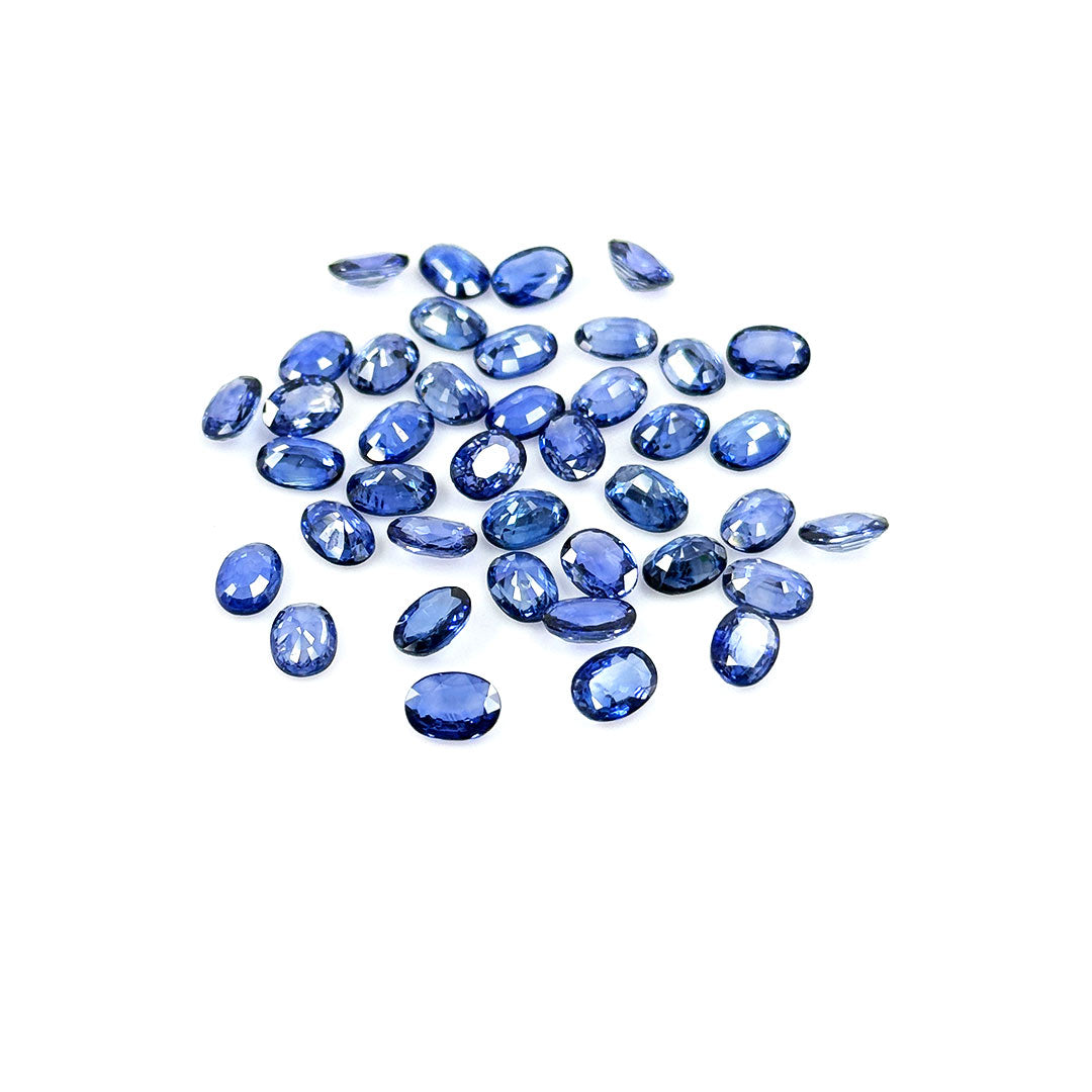 Natural Bangkok  Blue Sapphire Calibrated Ovals | 3x5mm & 4x6mm