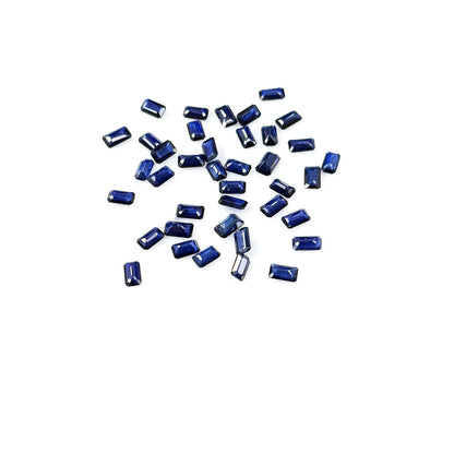 Natural  Bangkok Blue Sapphire Calibrated Octagons