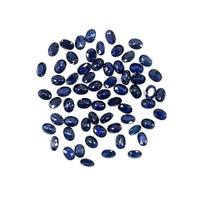Natural Bangkok Blue Sapphire Calibrated Ovals | 5x7mm & 6x8mm