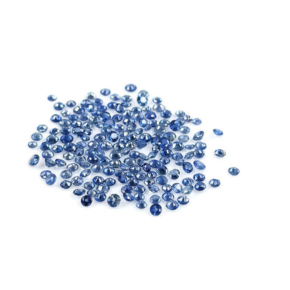 Natural Untreated Blue Sapphire Calibrated Rounds | 2mm & 2.5mm