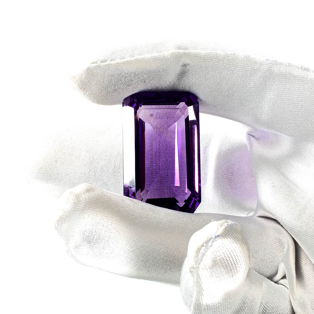 Natural Amethyst Octagon | 63.51cts