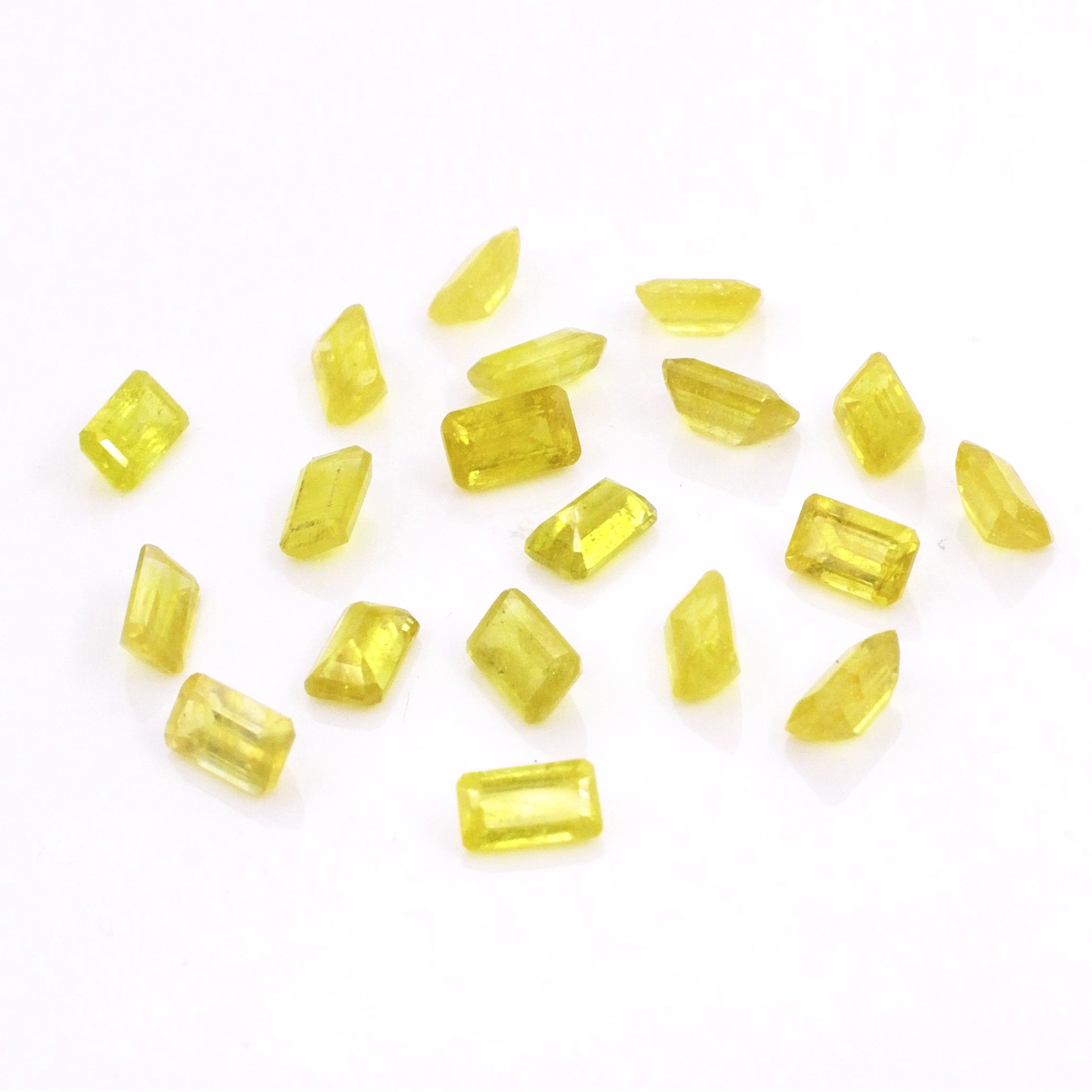 Natural Bangkok Yellow Sapphire Calibrated Octagons | 2x4mm