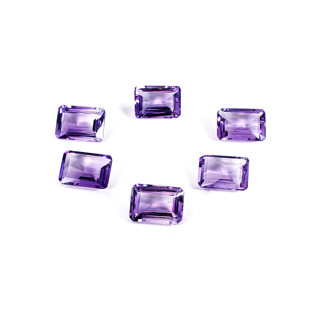 Natural Brazil Amethyst Calibrated Octagons | 12x16mm & 13x18mm