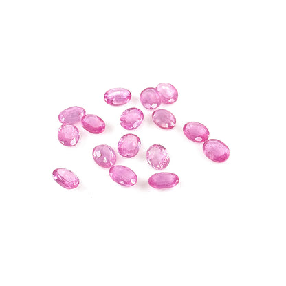 Natural Mozambique Pink Sapphire Calibrated Ovals | 5x7mm & 6x8mm
