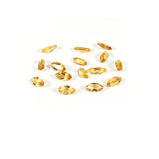 Natural Citrine Calibrated Marquise | 4x8mm & 5x10mm