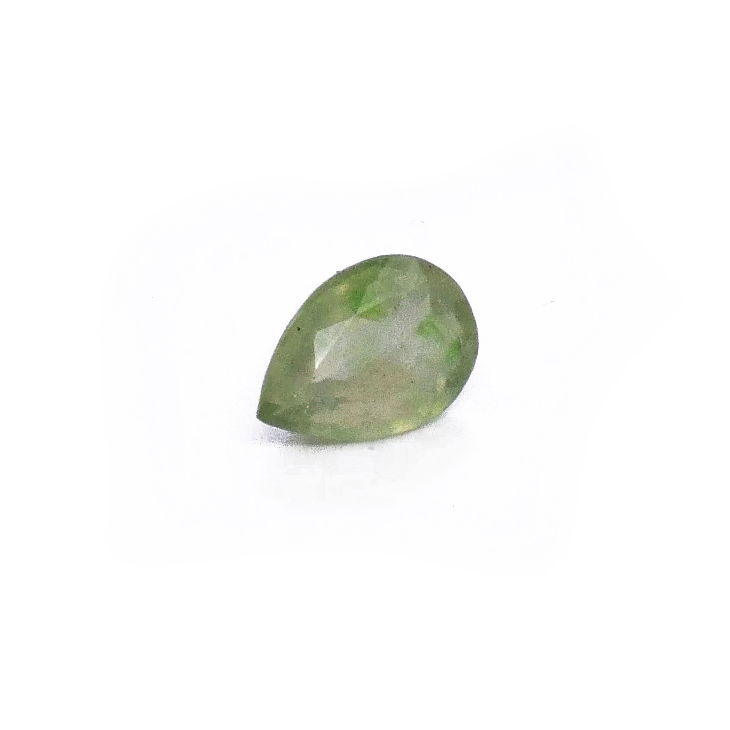 Natural Bangkok Green Sapphire Pear 3.81cts