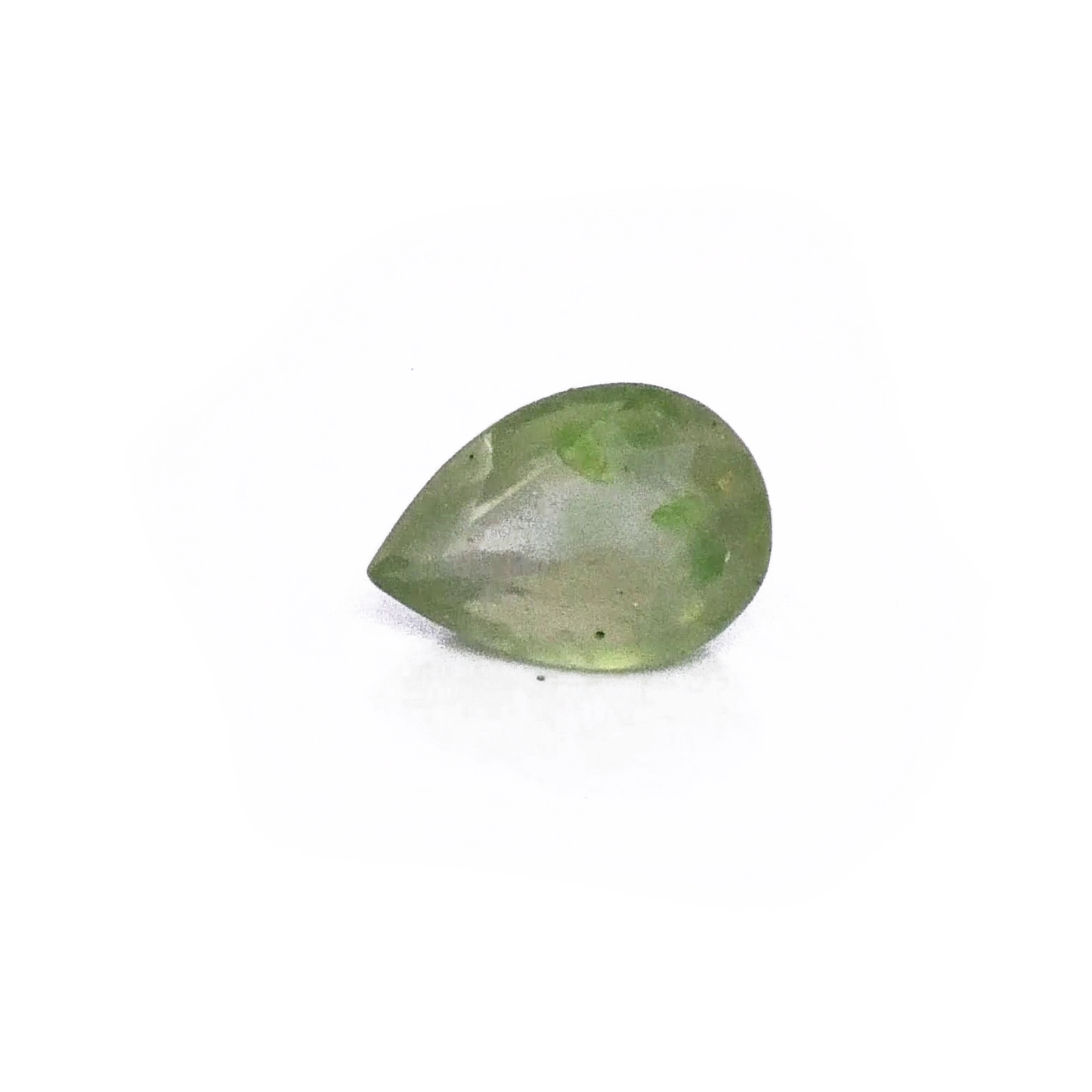 Natural Bangkok Green Sapphire Pear 3.81cts