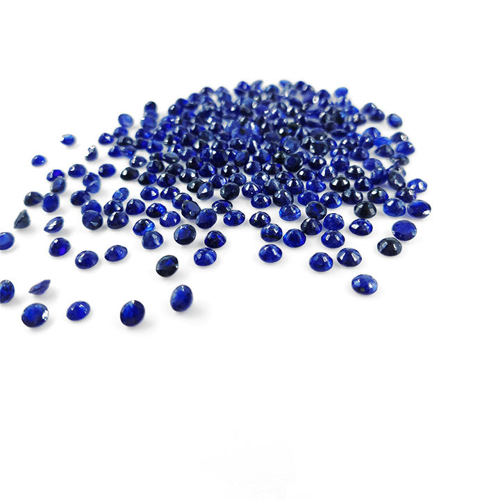 Natural Bangkok Blue Sapphire Calibrated Rounds | 3mm & 4mm