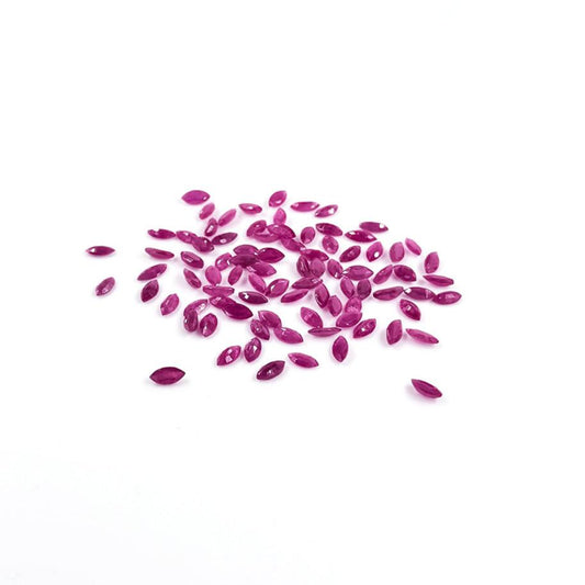 Natural African Untreated Ruby Calibrated Marquise | 2.5x5mm & 3x6mm
