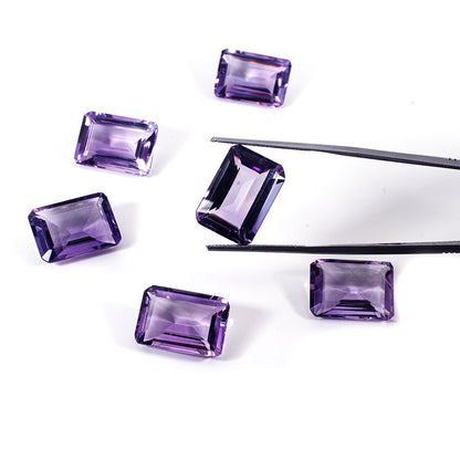 Natural Brazil Amethyst Calibrated Octagons | 12x16mm & 13x18mm