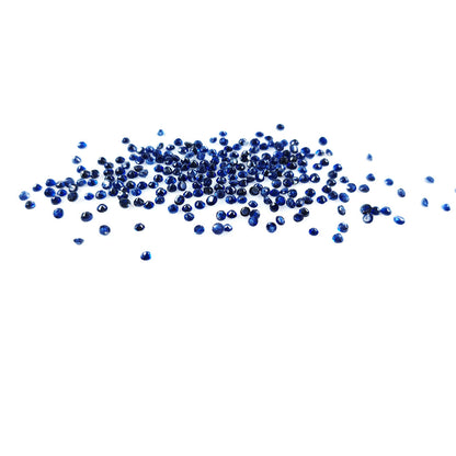 Natural  Bangkok Blue Sapphire Calibrated Rounds, 2mm