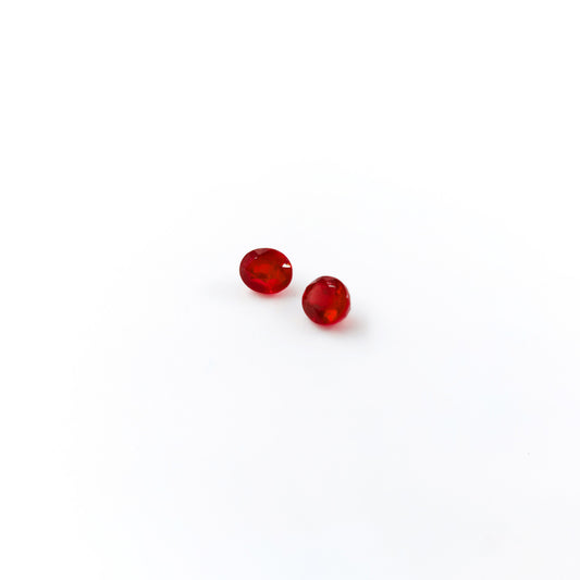 Natural Bangkok Ruby Calibrated Matching Pair 5x6mm