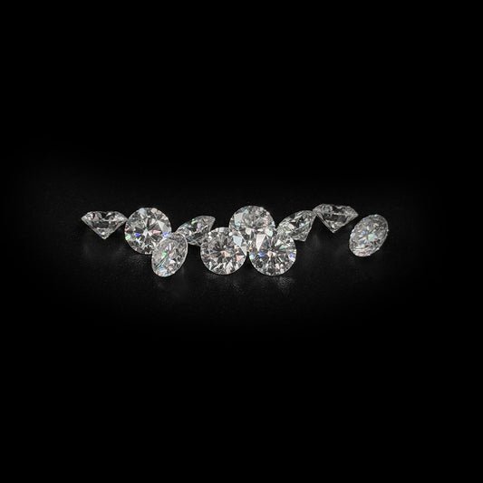 Moissanite Calibrated Rounds | 7mm & 8mm