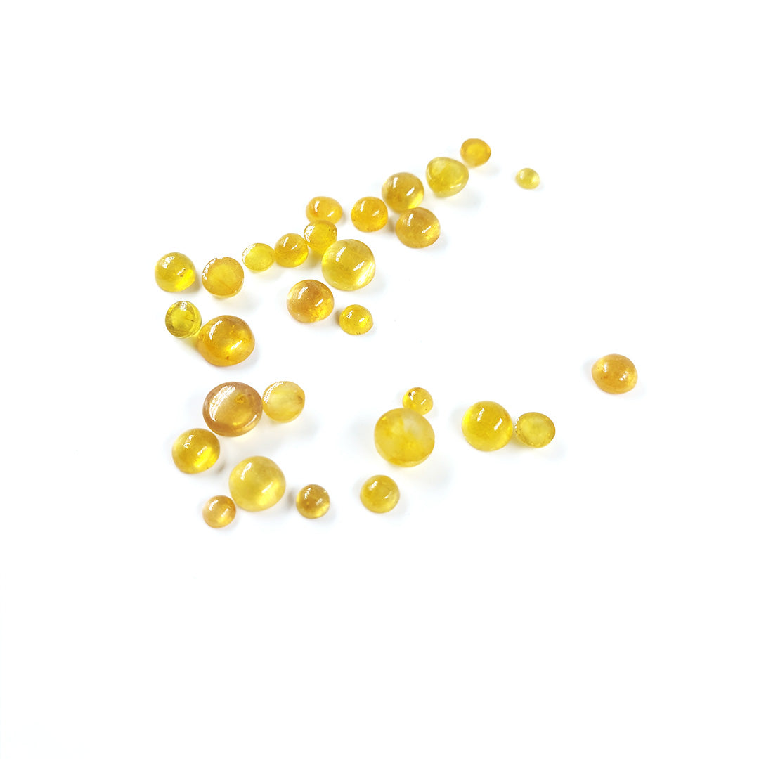 Natural Bangkok Yellow Sapphire Calibrated Rounds | 4mm & 5mm
