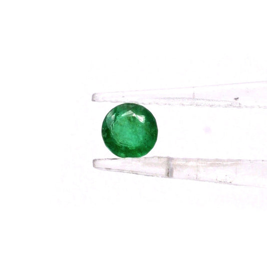Natural Zambian Emerald Calibrated Round | 4mm & 4.5mm